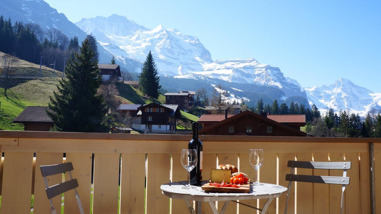 Chalet Brunner Penthouse Венген Екстер'єр фото